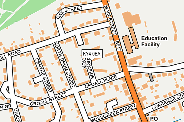 KY4 0EA map - OS OpenMap – Local (Ordnance Survey)