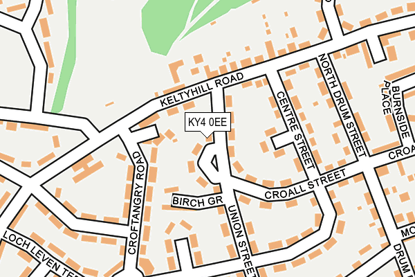 KY4 0EE map - OS OpenMap – Local (Ordnance Survey)