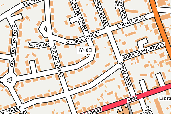 KY4 0EH map - OS OpenMap – Local (Ordnance Survey)