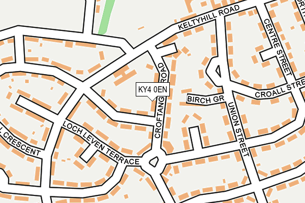 KY4 0EN map - OS OpenMap – Local (Ordnance Survey)
