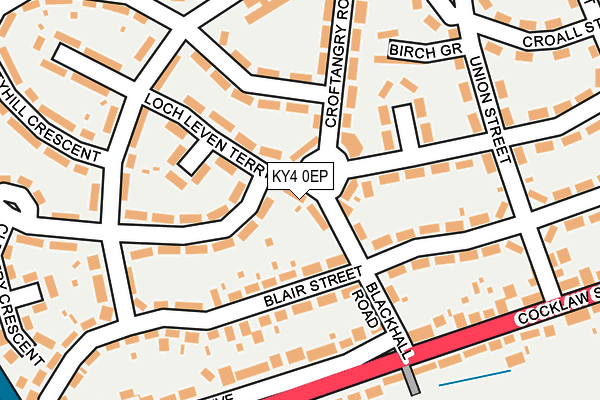 KY4 0EP map - OS OpenMap – Local (Ordnance Survey)