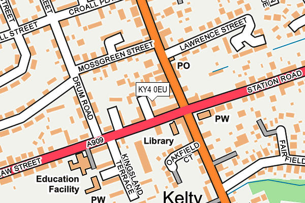 KY4 0EU map - OS OpenMap – Local (Ordnance Survey)