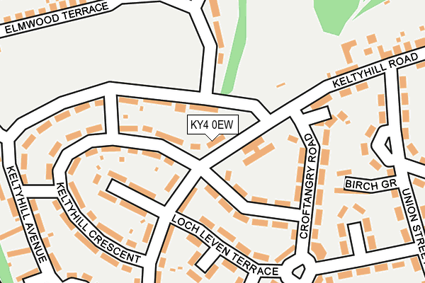 KY4 0EW map - OS OpenMap – Local (Ordnance Survey)