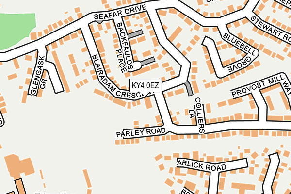 KY4 0EZ map - OS OpenMap – Local (Ordnance Survey)