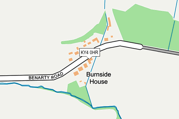 KY4 0HR map - OS OpenMap – Local (Ordnance Survey)