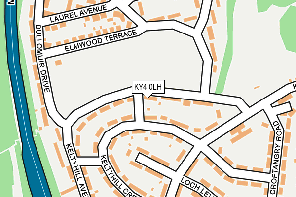 KY4 0LH map - OS OpenMap – Local (Ordnance Survey)