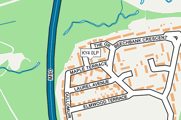 KY4 0LP map - OS OpenMap – Local (Ordnance Survey)
