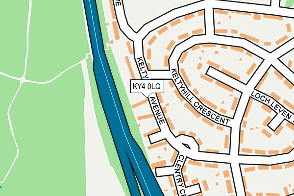 KY4 0LQ map - OS OpenMap – Local (Ordnance Survey)