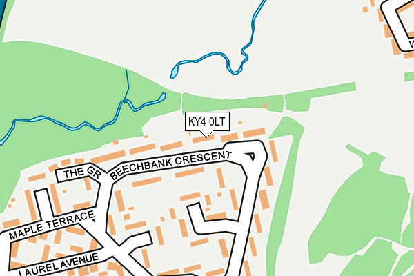 KY4 0LT map - OS OpenMap – Local (Ordnance Survey)