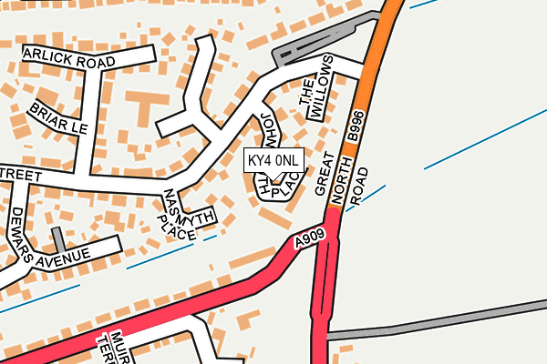 KY4 0NL map - OS OpenMap – Local (Ordnance Survey)