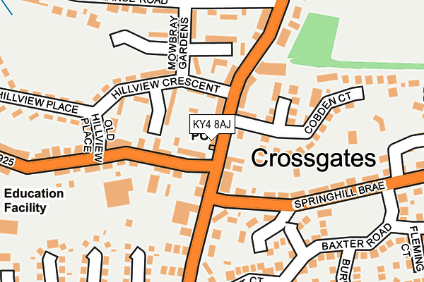 Map of BARBERS CROSS LTD at local scale