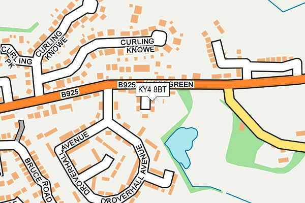 KY4 8BT map - OS OpenMap – Local (Ordnance Survey)