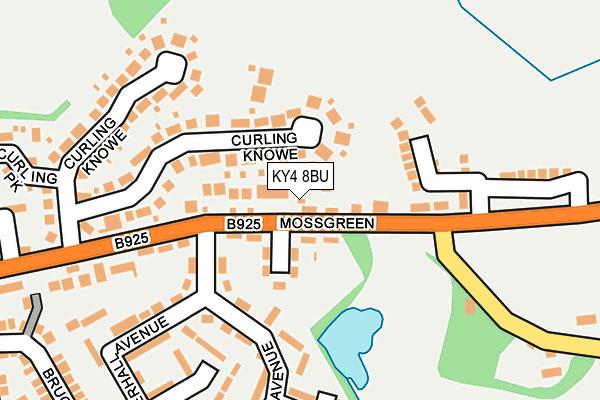 KY4 8BU map - OS OpenMap – Local (Ordnance Survey)