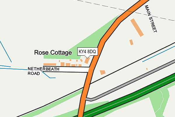 KY4 8DQ map - OS OpenMap – Local (Ordnance Survey)