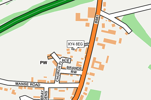 KY4 8EG map - OS OpenMap – Local (Ordnance Survey)