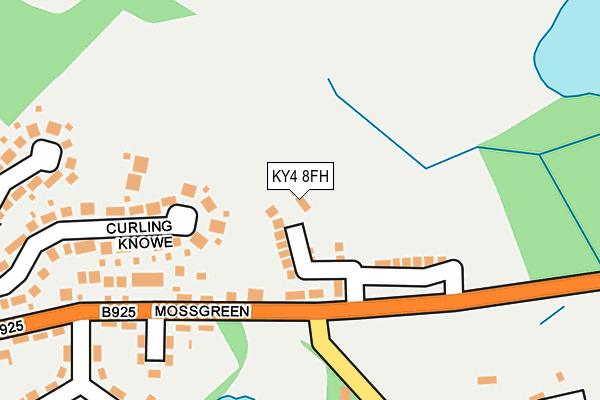 KY4 8FH map - OS OpenMap – Local (Ordnance Survey)
