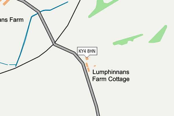 KY4 8HN map - OS OpenMap – Local (Ordnance Survey)