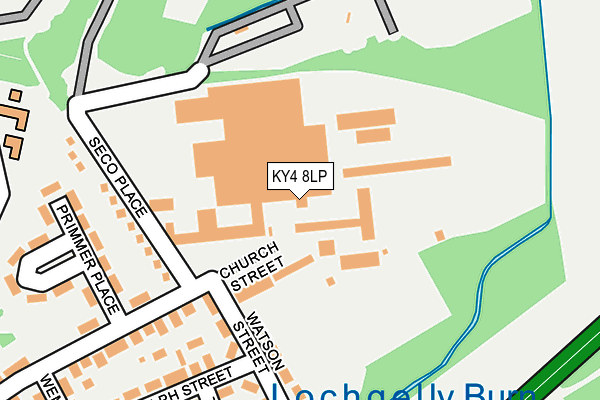 KY4 8LP map - OS OpenMap – Local (Ordnance Survey)