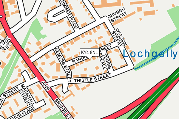 KY4 8NL map - OS OpenMap – Local (Ordnance Survey)