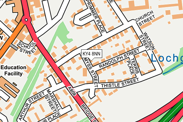 KY4 8NN map - OS OpenMap – Local (Ordnance Survey)