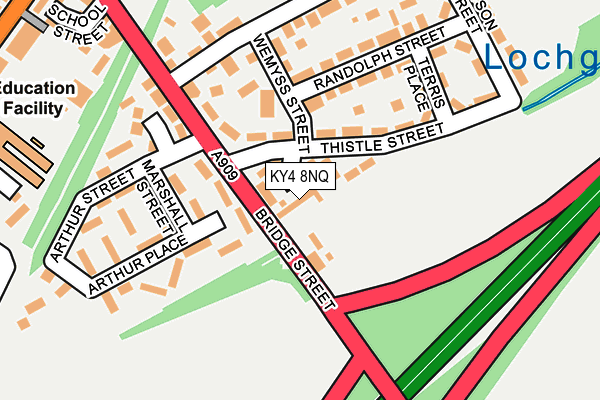 KY4 8NQ map - OS OpenMap – Local (Ordnance Survey)