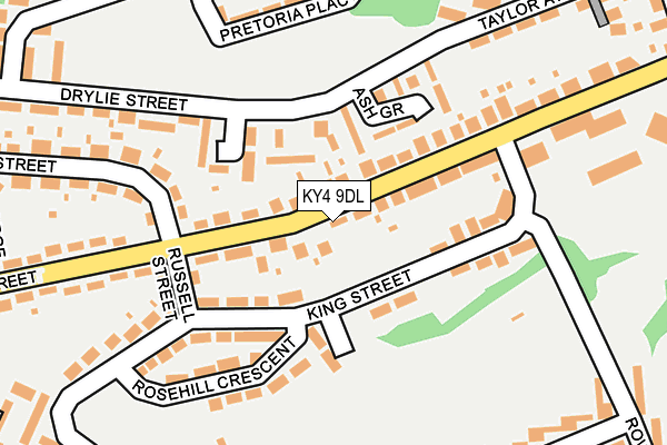 KY4 9DL map - OS OpenMap – Local (Ordnance Survey)