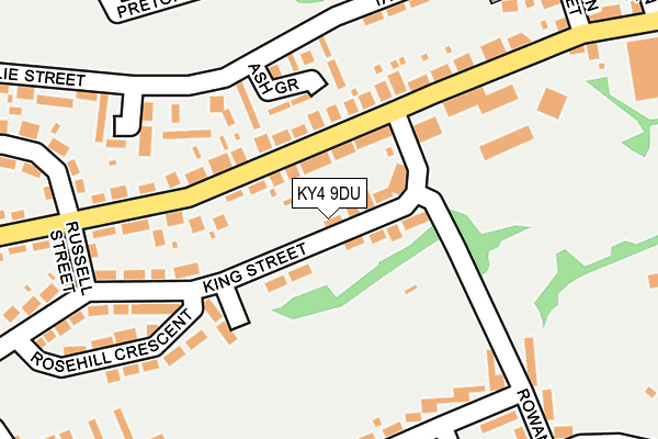 KY4 9DU map - OS OpenMap – Local (Ordnance Survey)