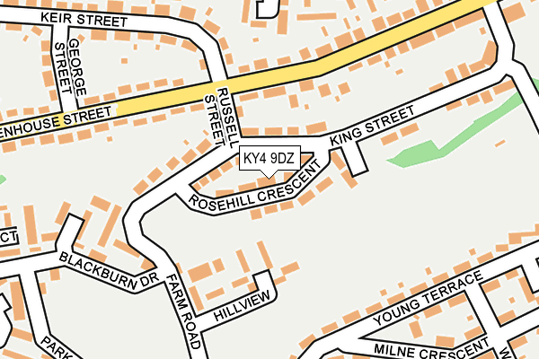 KY4 9DZ map - OS OpenMap – Local (Ordnance Survey)