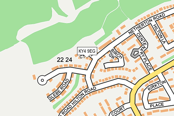 KY4 9EG map - OS OpenMap – Local (Ordnance Survey)