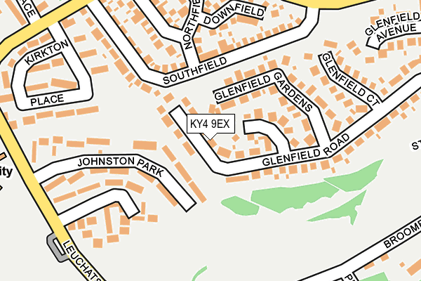KY4 9EX map - OS OpenMap – Local (Ordnance Survey)