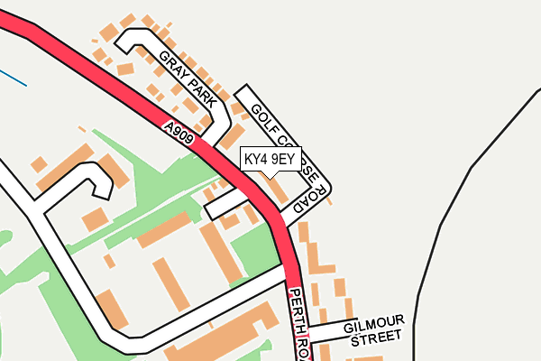 KY4 9EY map - OS OpenMap – Local (Ordnance Survey)
