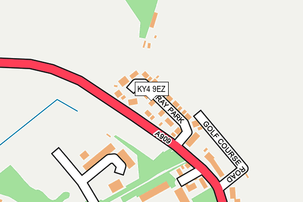KY4 9EZ map - OS OpenMap – Local (Ordnance Survey)