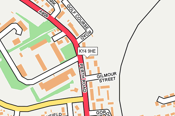KY4 9HE map - OS OpenMap – Local (Ordnance Survey)