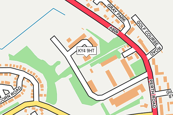 KY4 9HT map - OS OpenMap – Local (Ordnance Survey)