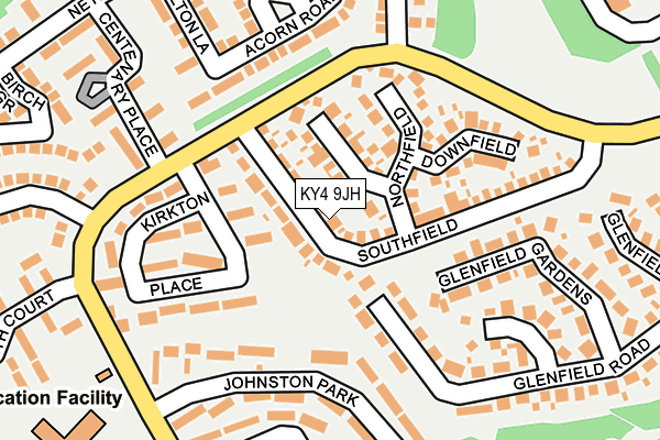 KY4 9JH map - OS OpenMap – Local (Ordnance Survey)