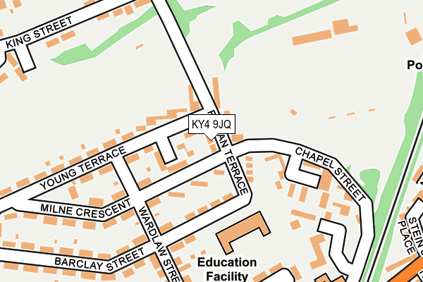 KY4 9JQ map - OS OpenMap – Local (Ordnance Survey)