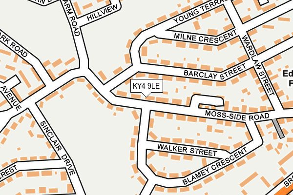 KY4 9LE map - OS OpenMap – Local (Ordnance Survey)