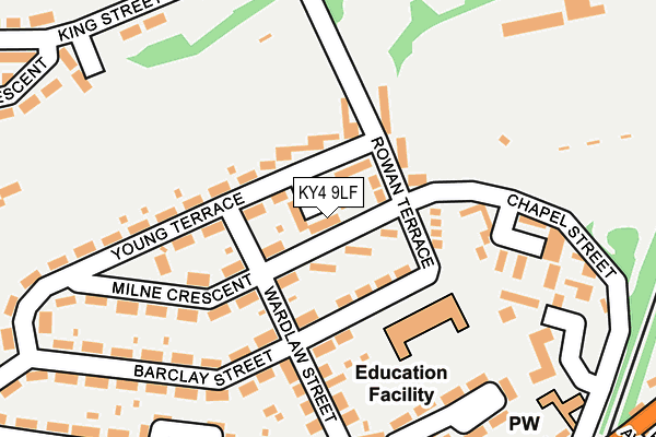 KY4 9LF map - OS OpenMap – Local (Ordnance Survey)