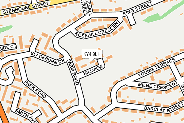 KY4 9LH map - OS OpenMap – Local (Ordnance Survey)