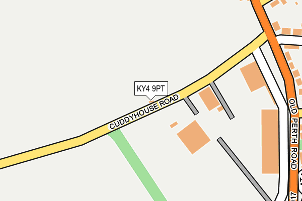 KY4 9PT map - OS OpenMap – Local (Ordnance Survey)