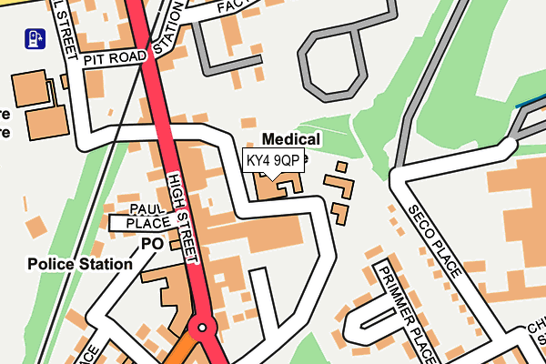 KY4 9QP map - OS OpenMap – Local (Ordnance Survey)