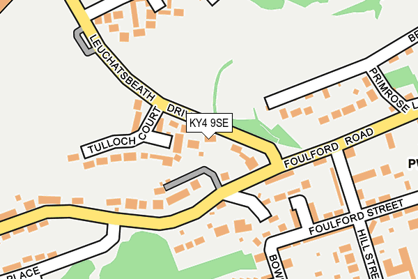 KY4 9SE map - OS OpenMap – Local (Ordnance Survey)