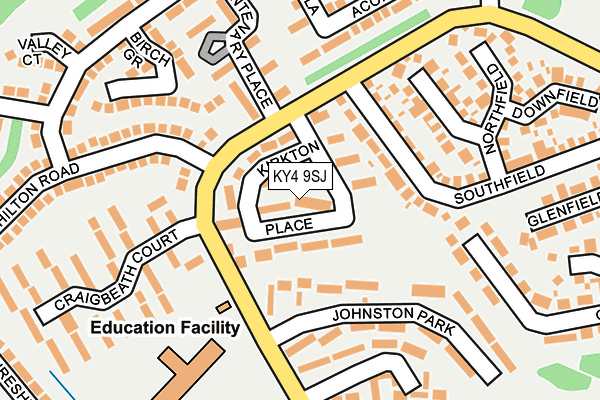 KY4 9SJ map - OS OpenMap – Local (Ordnance Survey)