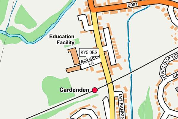 KY5 0BS map - OS OpenMap – Local (Ordnance Survey)