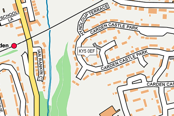 KY5 0EF map - OS OpenMap – Local (Ordnance Survey)