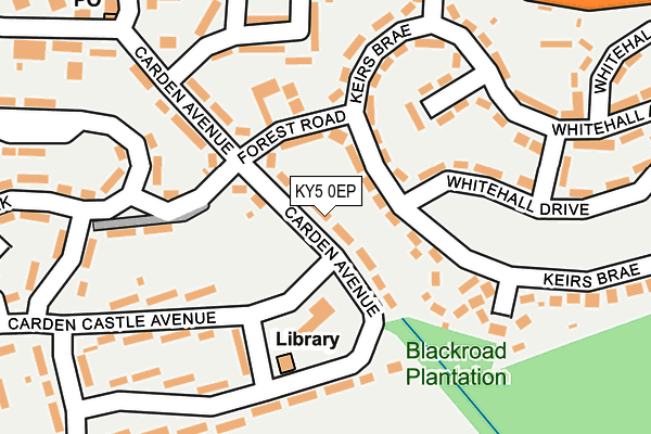 KY5 0EP map - OS OpenMap – Local (Ordnance Survey)