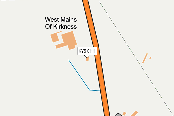 KY5 0HH map - OS OpenMap – Local (Ordnance Survey)