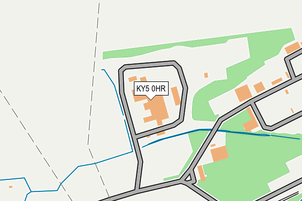 KY5 0HR map - OS OpenMap – Local (Ordnance Survey)