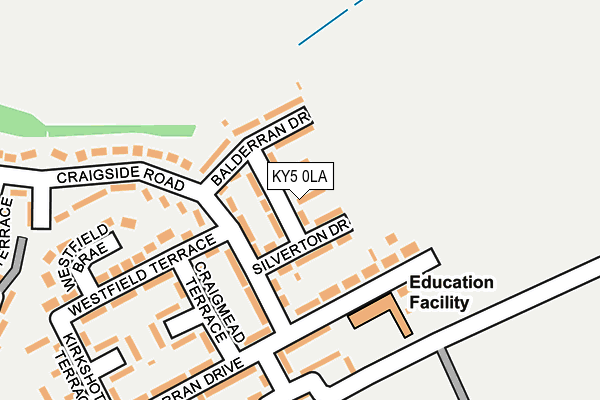 KY5 0LA map - OS OpenMap – Local (Ordnance Survey)