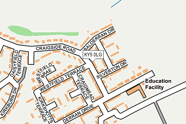 KY5 0LG map - OS OpenMap – Local (Ordnance Survey)